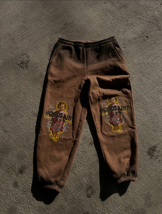 HS BROWN SWEATPANTS